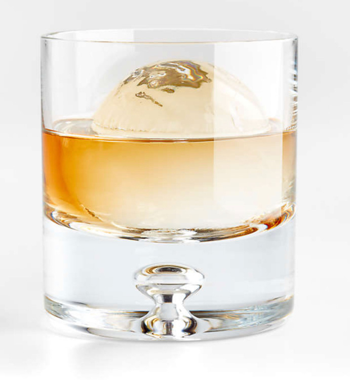 Crate and Barrel cocktail glass by A Lady Goes West